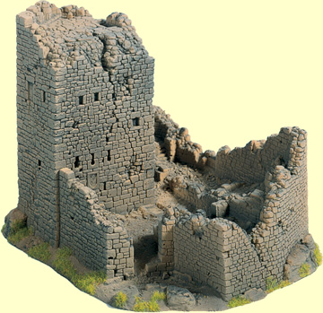 Noch 58600 - Castle Ruin, 18 x 14 cm, 12 cm high
