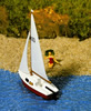 Sailboat w/figure
