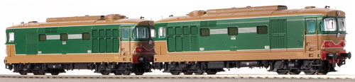 Oskar OS1106 - Italian Diesel-Electric Locomotive D 443 1014 FIAT & D 443 1025 FIAT of the FS