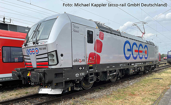 Piko 21674 - Polish Electric Locomotive Vectron BR 193 of the Ecco-Rail (w/ Sound)