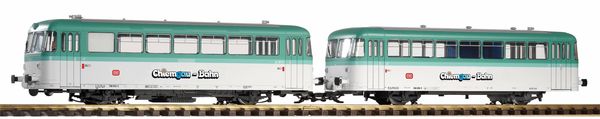 Piko 37309 - DB IV BR798 Railbus & Trailer, Mint Green w/Sound
