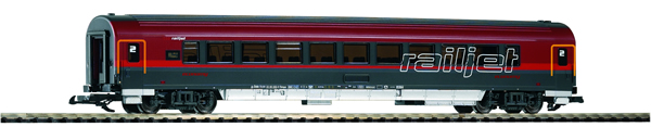 Piko 37665 - Austrian Era VI 2nd Class Railjet Coach (G-Scale)