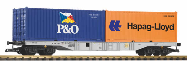 Piko 37751 - Container car with 2 containers
