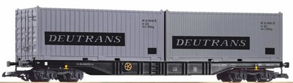 Piko 37752 - Container carrier wagon of the DR