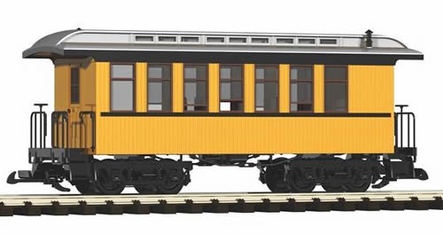 Piko 38600 - D&RGW Wood Coach 306, Yellow