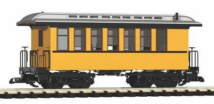Piko 38610 - D&RGW Wood Coach 320, Yellow