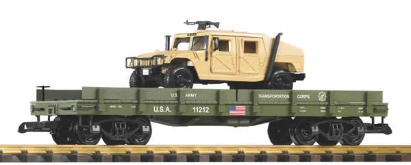 Piko 38764 - Car transporter loaded with Humvee