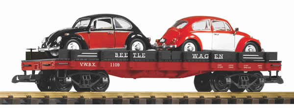 Piko 38765 - Car transport vehicles loaded with 2 VW Beetles