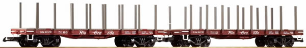 Piko 38771 - 2 pc Stake car set from D & RGW