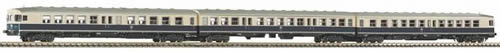 Piko 40261 - N BR 624 Diesel Railcar 3-Unit DB IV Ocean Blue