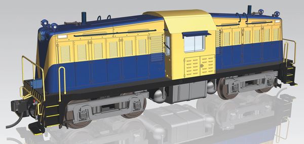 Piko 40805 - USA Diesel Locomotive ACL Whitcomb 65-Ton 70 (Sound)