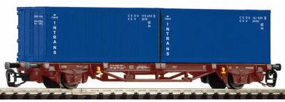 Piko 47716 - Czech Container Wagon 2x20 Intrans of the CD