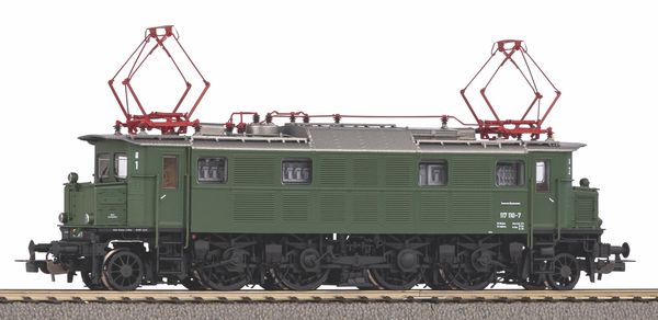 Piko 51492 - German Electric Locomotive BR 117 110 of the DB (DCC Sound Decoder)