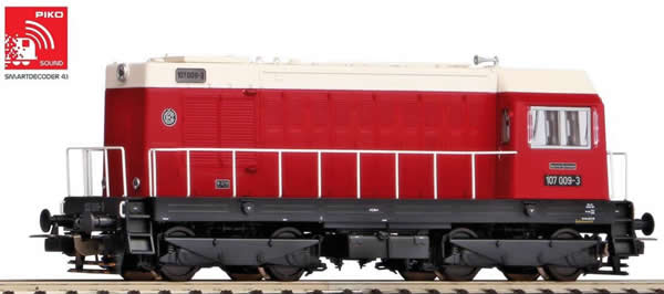 Piko 52423 - German Diesel locomotive BR 107 of the DR (Sound)