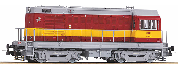 Piko 52432 - Czechoslovakian Diesel Locomotive BR T 435 of the CSD (DCC Sound Decoder)