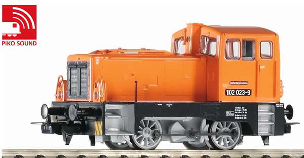 Piko 52544 - German Diesel Locomotive BR 101 of the DR - orange (DCC Sound Decoder)