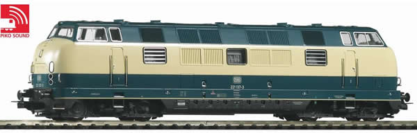 Piko 52604 - German Diesel Locomotive BR 221 of the DB
