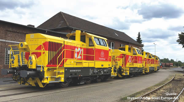 Piko 52665 - Diesel Locomotive Vossloh G6 thyssenkrupp (MTU)