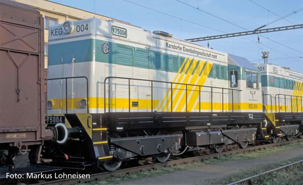 Piko 52948 - German Diesel Locomotive V 75 of the Karsdorfer Eisenbahngesellschaft (w/ Sound)
