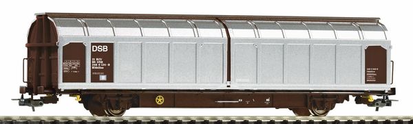 Piko 54503 - Large sliding wall Boxcar, Silver/Brown