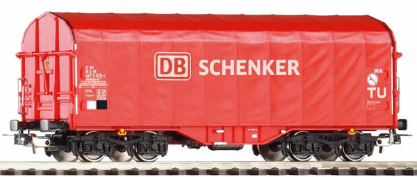 Piko 54587 - Transport car with sliding tarp cover of the DB Schenker