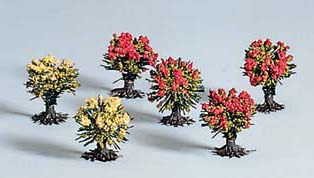 Piko 55744 - Flowering Bushes 6 Pcs