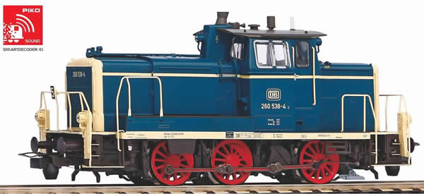 Piko 55900 - German Diesel Locomotive BR 260 of the DB (DCC Sound Decoder)