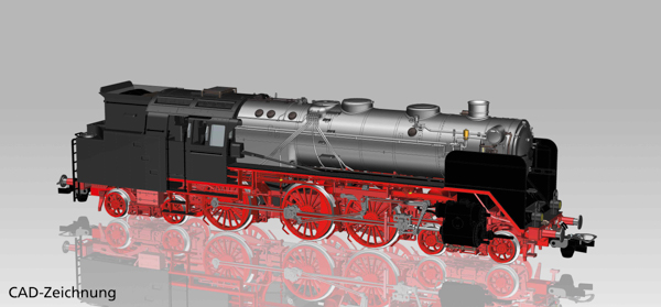 Piko 55926 - German Steam Locomotive BR 62 of the DR (w/ Sound)