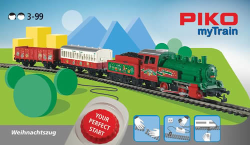 Piko 57093 - MyTrain Christmas Starter Set with Steam Locomotive