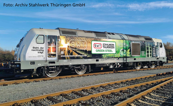 Piko 57345 - German Diesel Locomotive TRAXX of the Stahlwerk Thuringia