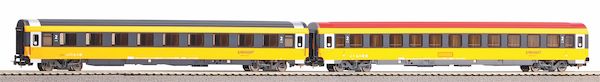 Piko 58222 - Set of 2 express train passenger cars Eurofima 1st class and 2nd class of the Regiojet