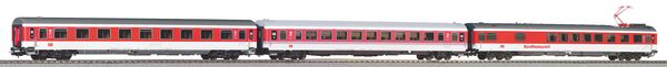 Piko 58248 - German  Set of 3 passenger coaches IC 602 Gorch Fock of the DB AG