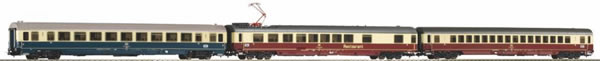 Piko 58386 - 3-pc. IC passenger car set of the DB