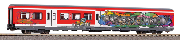 Piko 58508 - x- wagen 2nd Cl. Pass w/graffiti S-Bahn DB V