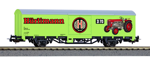 Piko 58799 - Covered freight car Hürlimann Tractors