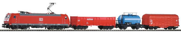 Piko 59004 - PIKO SmartControl® light set freight train BR 185 with 3 freight cars