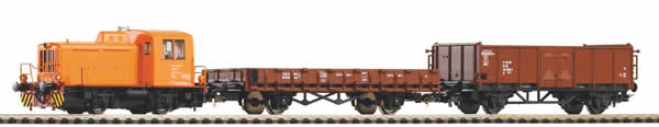 Piko 59022 - PIKO SmartControl light set with ballast track DR Freight train with TGK2