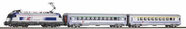 Piko 59024 - PIKO SmartControl light set with ballast track PKP Intercity passenger train