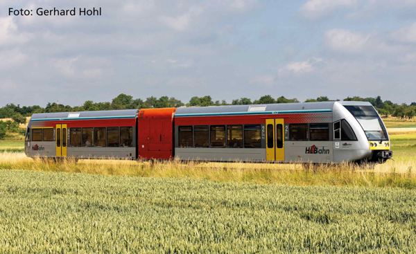 Piko 59139 - German Diesel Railcar GTW 2/6 Stadler of the HLB (w/ Sound)