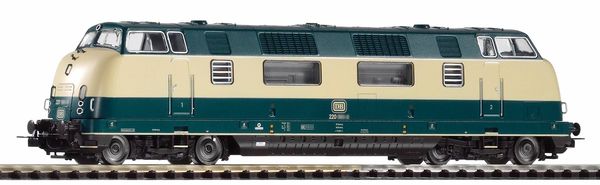 Piko 59724 - German Diesel Locomotive BR 220 of the DB (DCC Sound Decoder)