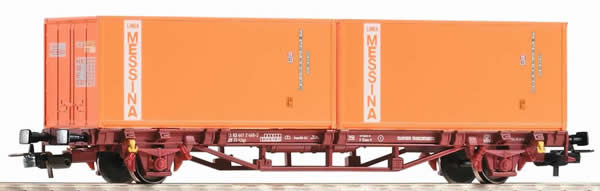 Piko 97061 - Container Car 2x20 Container Messina