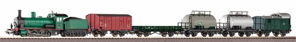 Piko 97942 - Starter set with bedding Freight train steam locomotive G7 of the SNCB