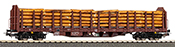 Roos-t642 Log car w/log load RSBG VI