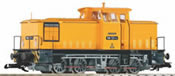 German Diesel locomotive BR 106 of the DR (Sound)