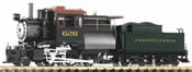 USA Steam Locomotive Camelback 2-6-0 with Tender of the PRR