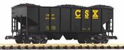 CSX Rib-Side Hopper 811001 w/Coal Load