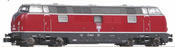 German Diesel locomotive BR V 200.1 of the DB (Sound)