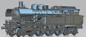 German Steam locomotive class 78 of the DR (Sound)
