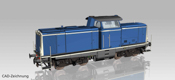 German Diesel Locomotive BR 212 of the DB (w/ Sound)