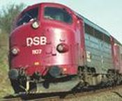 Danish Diesel Locomotive My 1100 of the DSB (Sound)